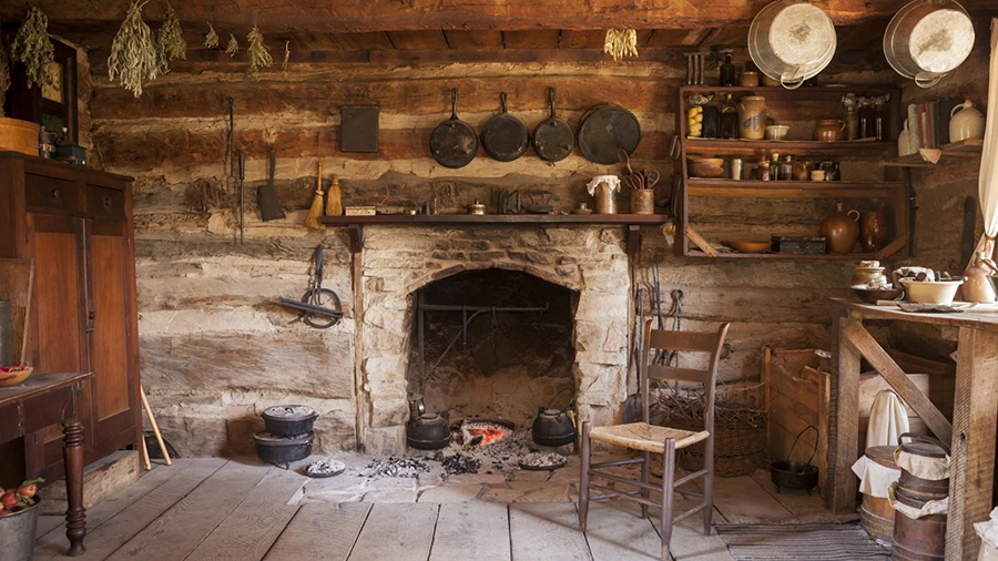 Cabin hearth